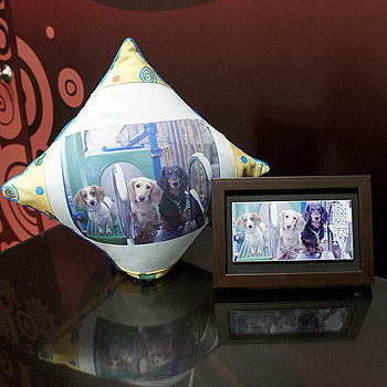 寵物紀念禮盒-抱枕、瓷磚組合